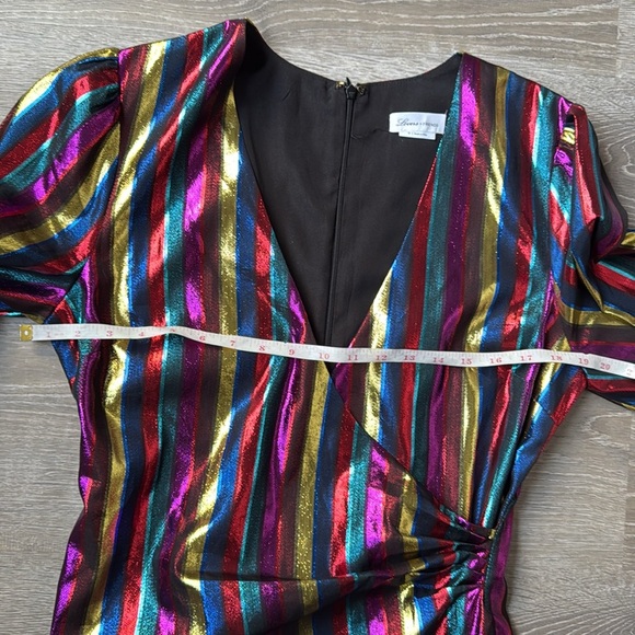 Lovers and Friends Frida Mini Dress in Rainbow - Picture 12 of 14